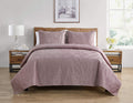 Tahari Home - Full Quilt Set, 3-[Piece Bedding with Matching Shams, Stylish Room Decor (Wendy Rose, Full/Queen)