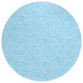 Addison Rugs Surfside Asr41 Aqua 8' X 8' Indoor Outdoor Round Rug, Easy Clean, Machine Washable, Non Shedding, Bedroom, Living Room, Dining Room, Kitchen, Patio Rug