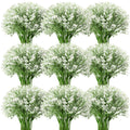 Ysleen 64 Pieces Artificial Flowers Plastic Baby Breath Flowers Faux Gypsophila DIY Floral Bouquets Arrangement Baby Breath Wedd