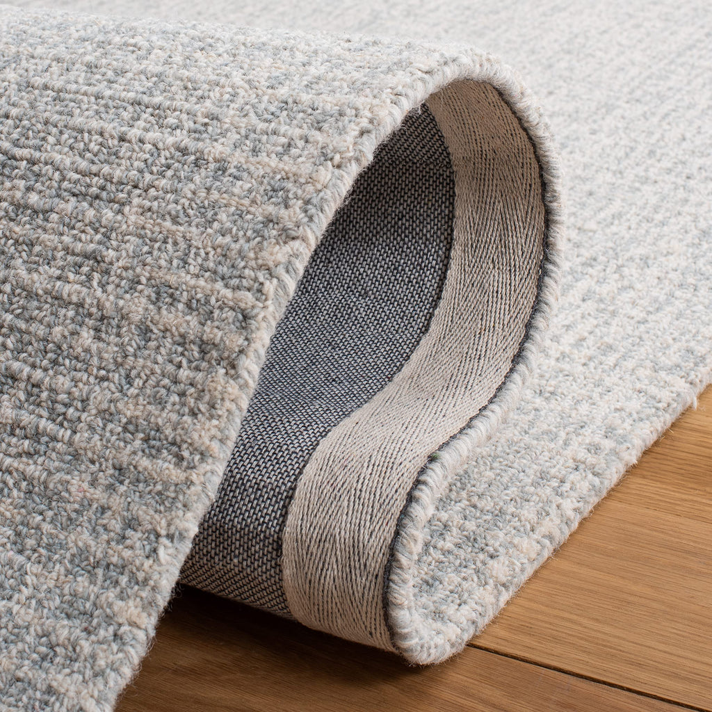Safavieh Abstract Collection Area Rug - 10' X 14', Light Grey & Ivory, Handmade Wool, Ideal For High Traffic Areas In Living Roo