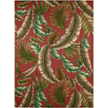 Dalyn Rugs Tropics Tc1 Red 8' X 10' Indoor Outdoor Area Rug, Easy Clean, Machine Washable, Non Shedding, Bedroom, Living Room, Dining Room, Kitchen, Patio Rug