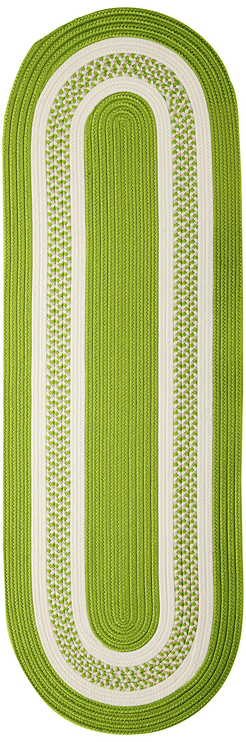 Crescent Area Rug, 2X4, Bright Green