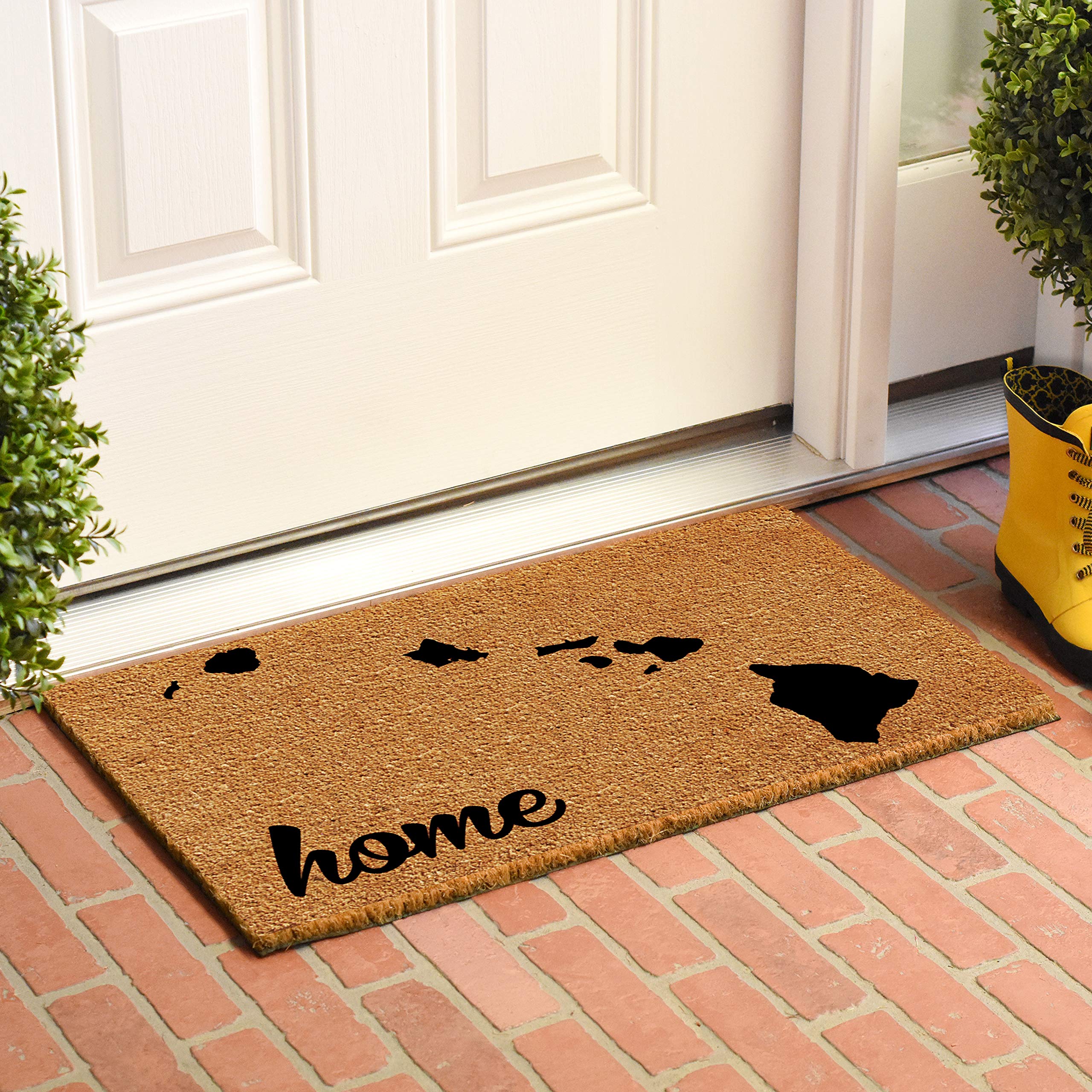 Calloway Mills 105511830 Hawaii Doormat, 18' X 30', Natural/Black