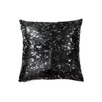 HomeRoots Decor 18-inch x 18-inch x 5-inch Silver and Black Quattro - Pillow