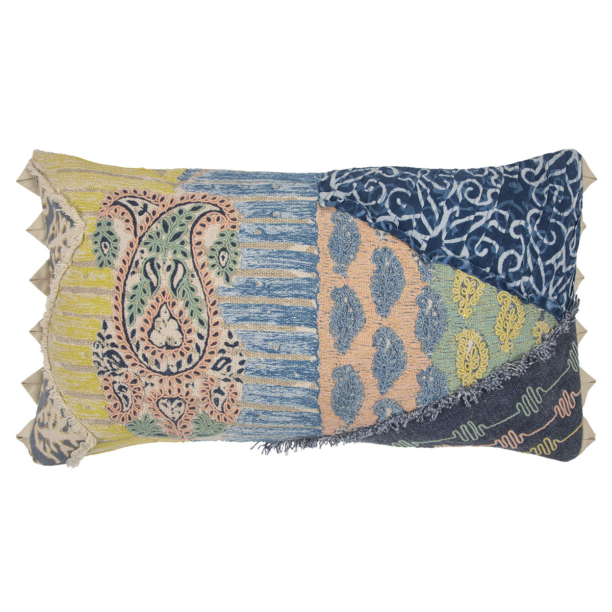 Rizzy Home 14&quot; x 26&quot; Cotton Pillow Cover in Multi-Color