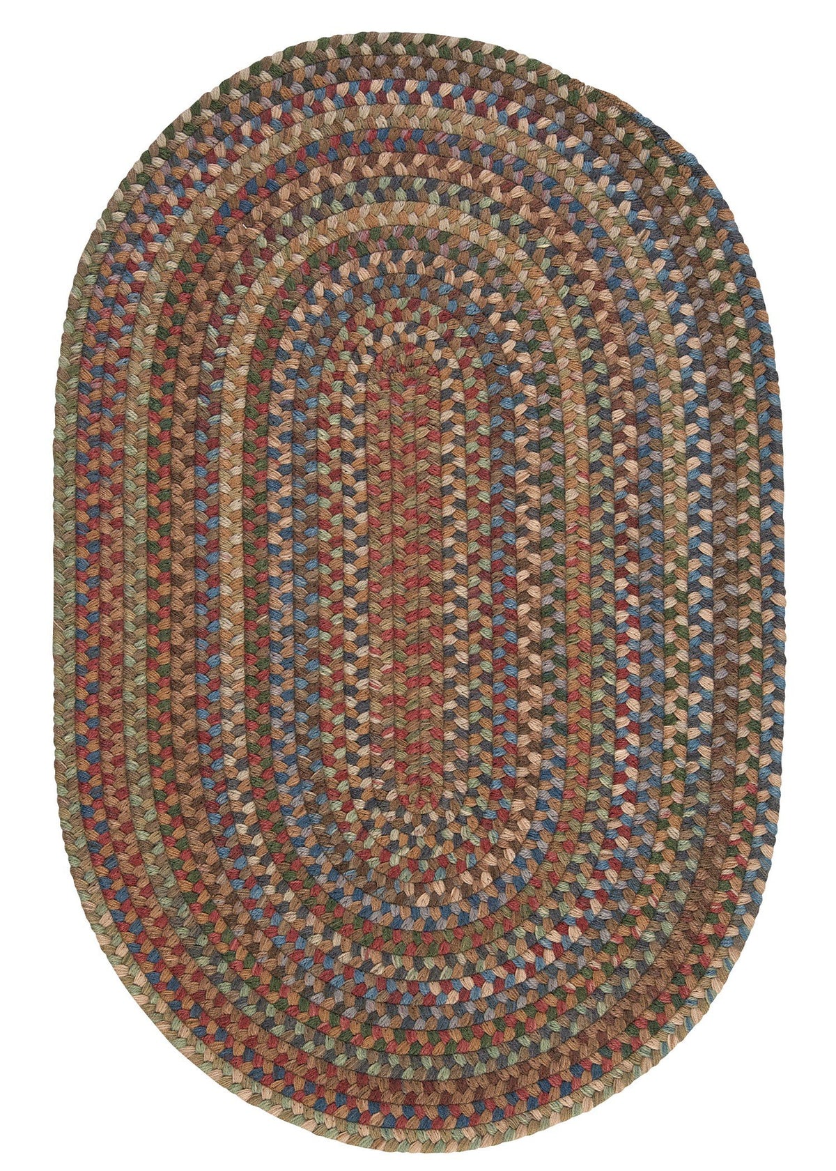 Oak Harbour Braided Rug, 2 By 4-Feet, Laguna