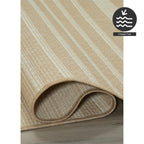 Fh Home Flat Woven Outdoor Rug - Waterproof, Easy To Clean, Stain Resistant - Premium Polypropylene Yarn - Modern Geometric Kili