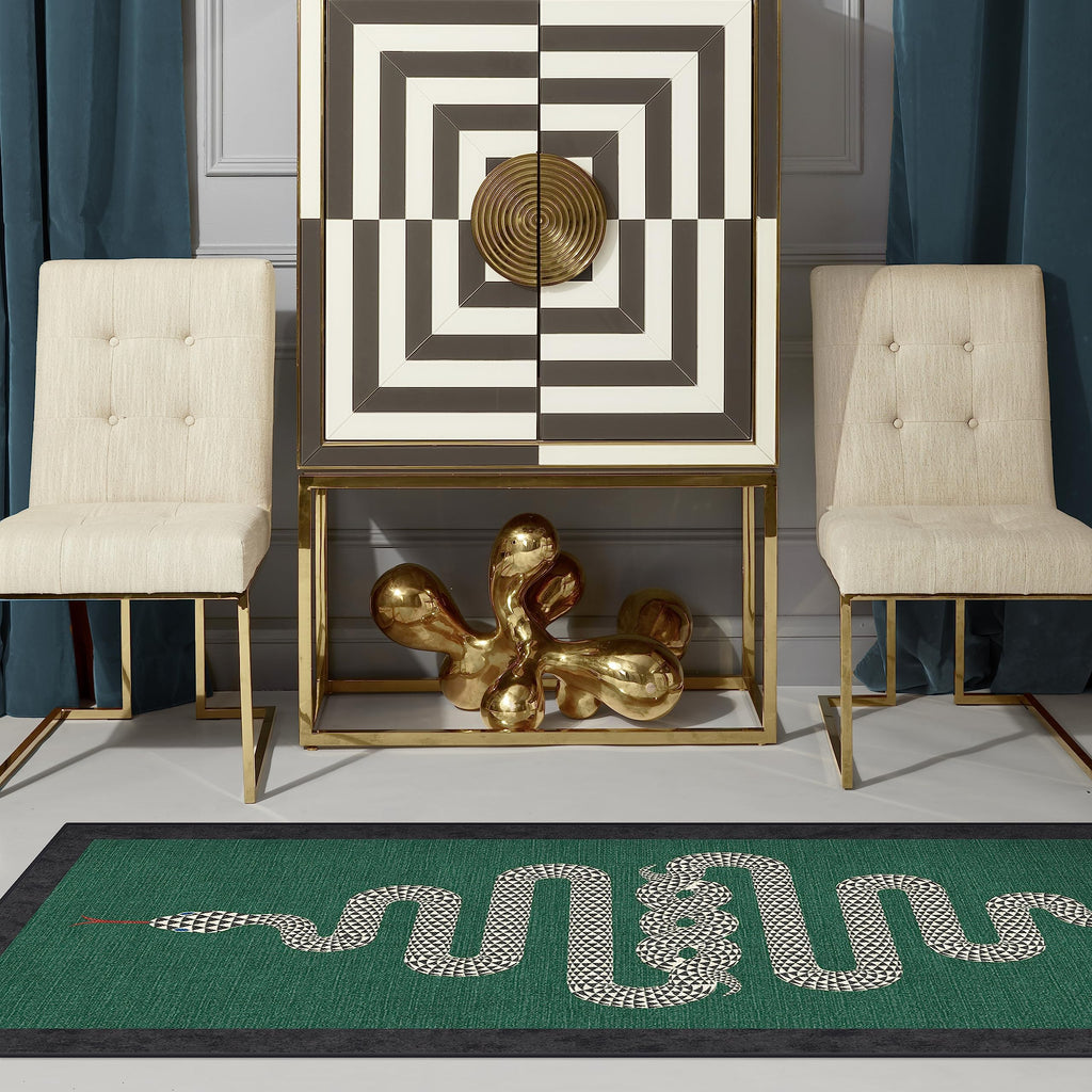 Ruggable X Jonathan Adler Washable Runner Rug - Perfect Runners For Hallways, Bedrooms, Entryway, Living Room & Kitchen- Stain &