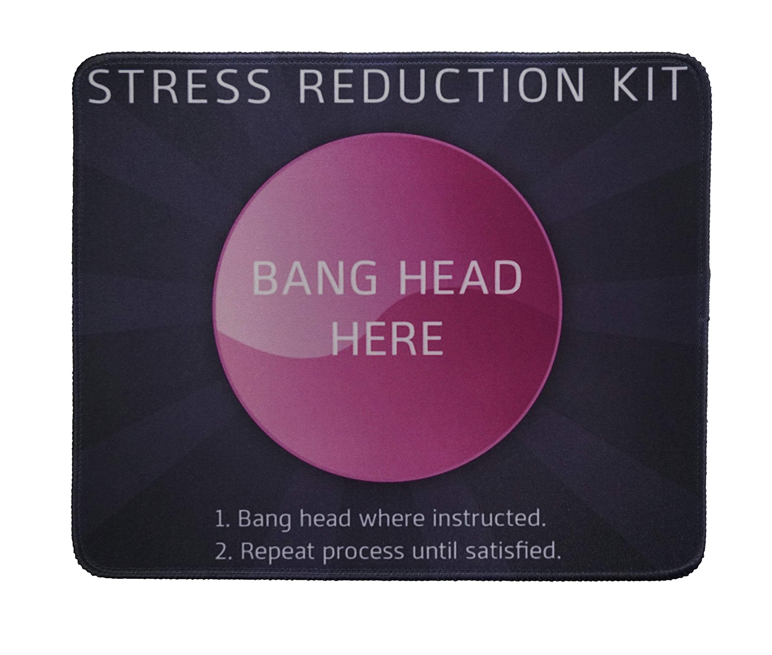 12 X 10 Inches Stress Reduction - Non-Slip Rubber Mousepad Natural Rubber Stitched Edge Office Gaming Mouse Pad