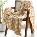 Folkulture Fall Throws for Couch 50'' x 60'', 100% Recycled Cotton Couch Blanket and Throws for Chair, Throw Blanket for Couch o