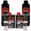 Custom Coat Gm White 2 Quart (1/2 Gallon) Urethane Spray-On Truck Bed Liner Kit - Easy Mixing, Just Shake, Shoot - Durable Textu