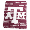 Logo Brands NCAA Texas A&M Aggies Classic Fleece Throw Blanket -50    x 60    Ultra-Soft Game Day Blanket with Bold Team Colors 