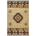 Rizzy Home Alora Decor Ryder 8' X 10' Tribal Khaki/Brown/Burgundy/Sage Hand-Tufted Area Rug