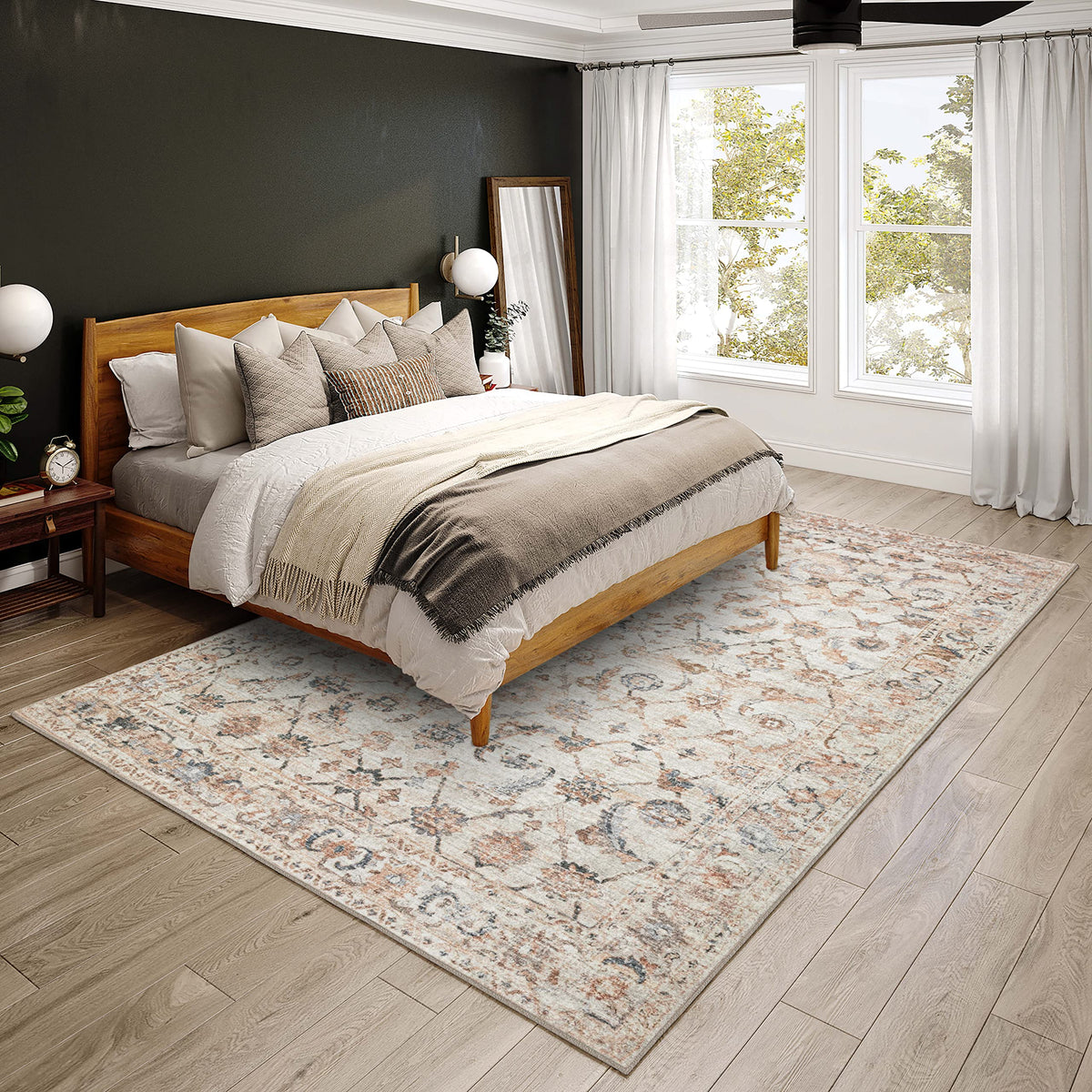 Dalyn Rugs Jericho Jc4 Linen 10' X 14' Rectangle Soft Area Rug, Easy Clean, Non Shedding, Bedroom, Entry, Living Room, Dining Room, Kitchen Rug