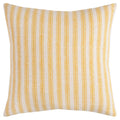 Rizzy Home 20"X20" Yellow Ticking Striped Poly Filled Pillow