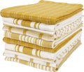 KAF Home Assorted Flat Kitchen Towels | 100% Cotton - 18 x 28 inches | Ultra Absorbent Soft Kitchen Tea Towels | Perfect for Coo