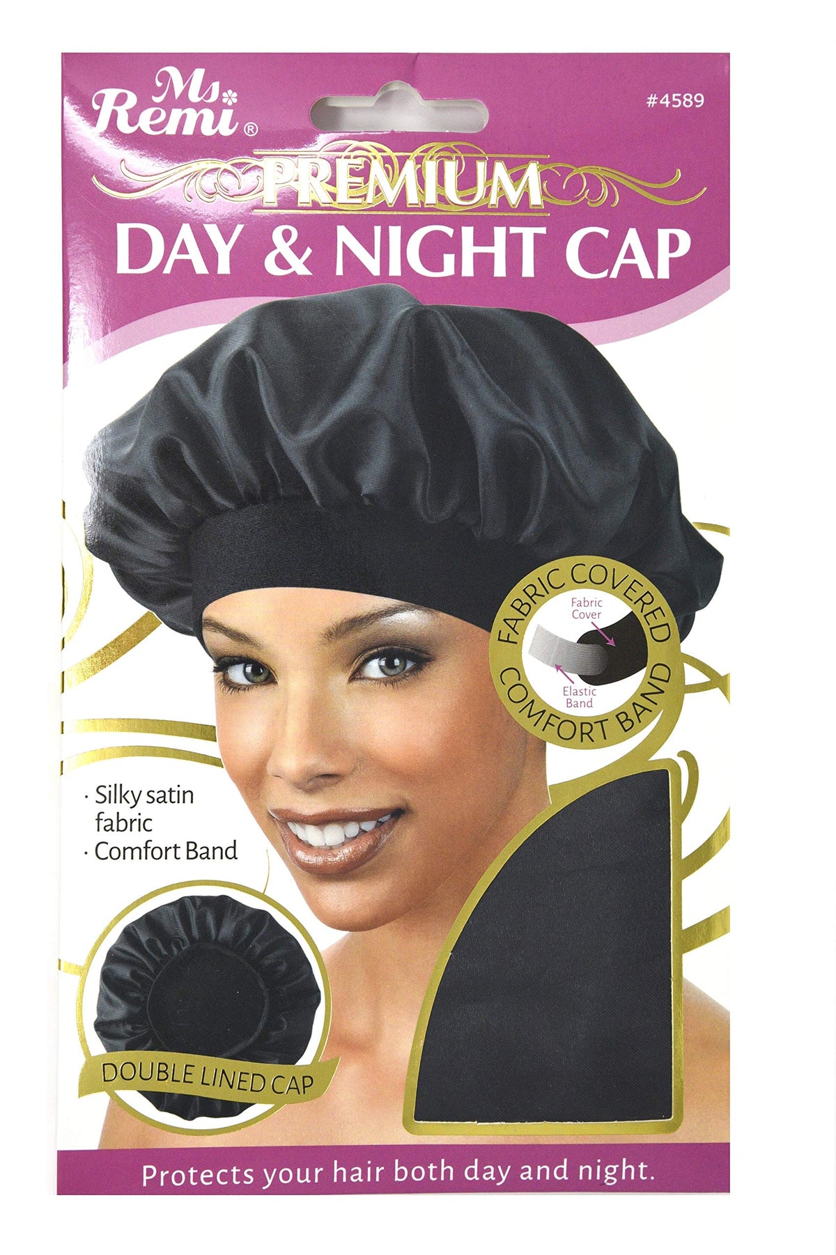 Ms.Remi Deluxe Day and Night Cap Black