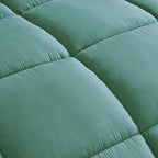 Chezmoi Collection Granite Green Down Alternative Comforter King - 3-Piece Lightweight Comforter Set - All Seasons Microfiber Co