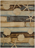 Mayberry Rugs Area Rug, 53x73, Sea Life