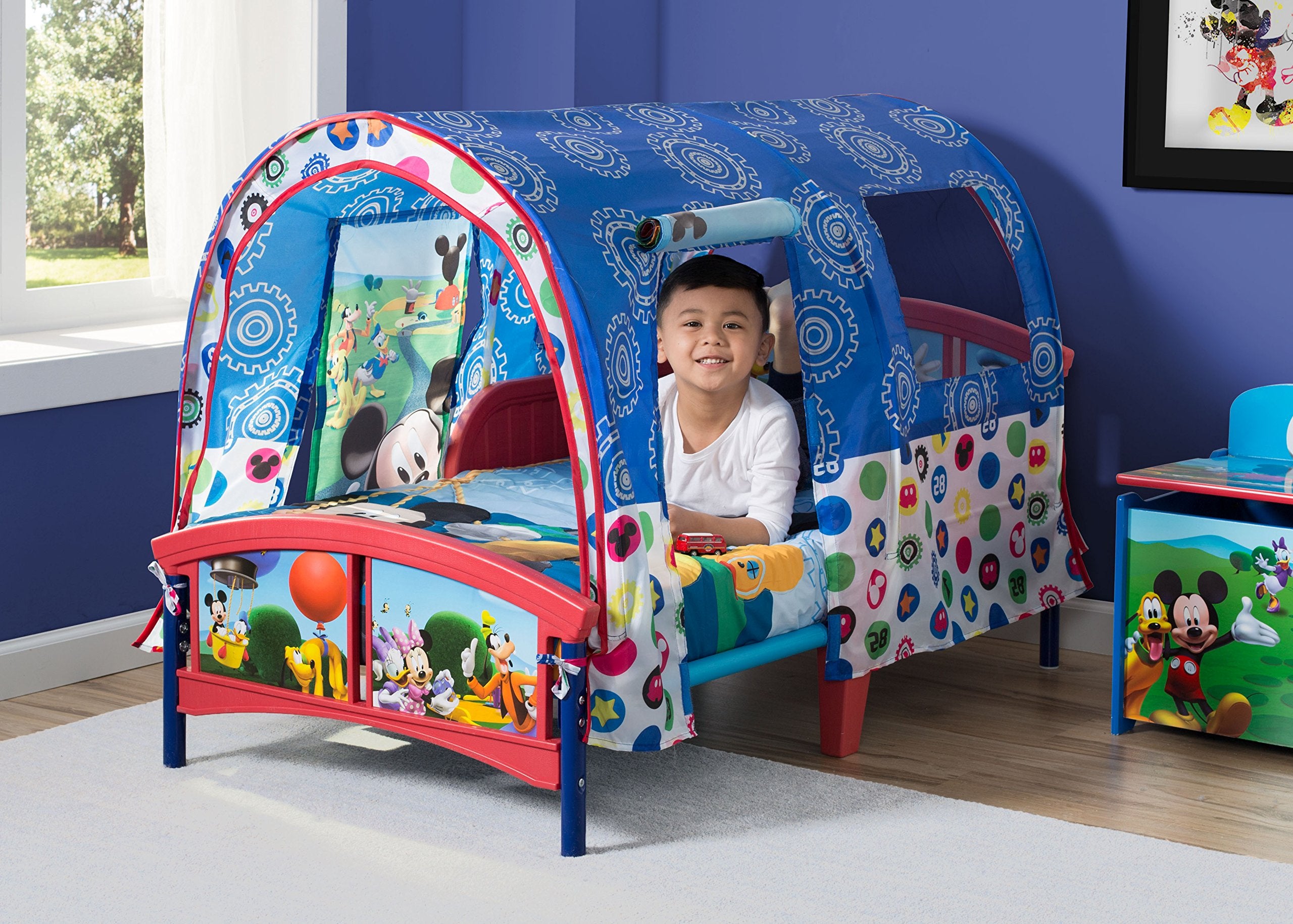 Delta Children Toddler Tent Bed, Disney Mickey Mouse