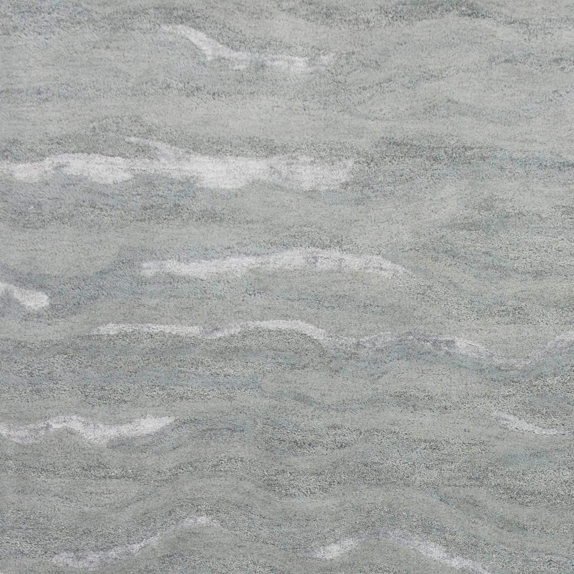 HomeRoots 5'X7' Slate Grey Hand Tufted Abstract Indoor Area Rug