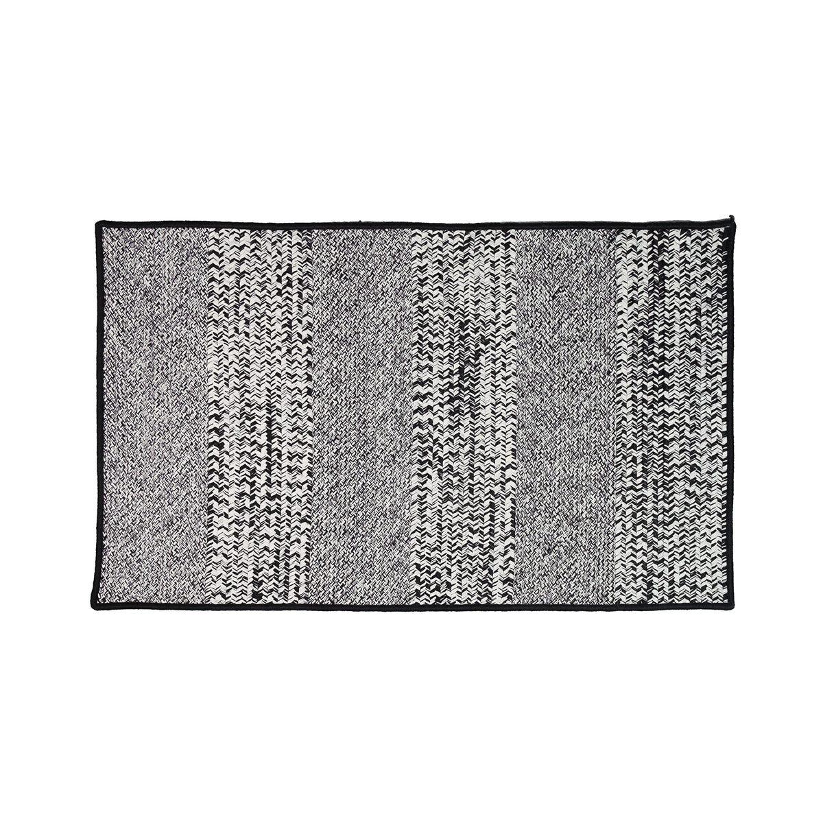 Colonial Mills Havana Textured Braided Doormat, 40&quot; X 60&quot;, Black Lace
