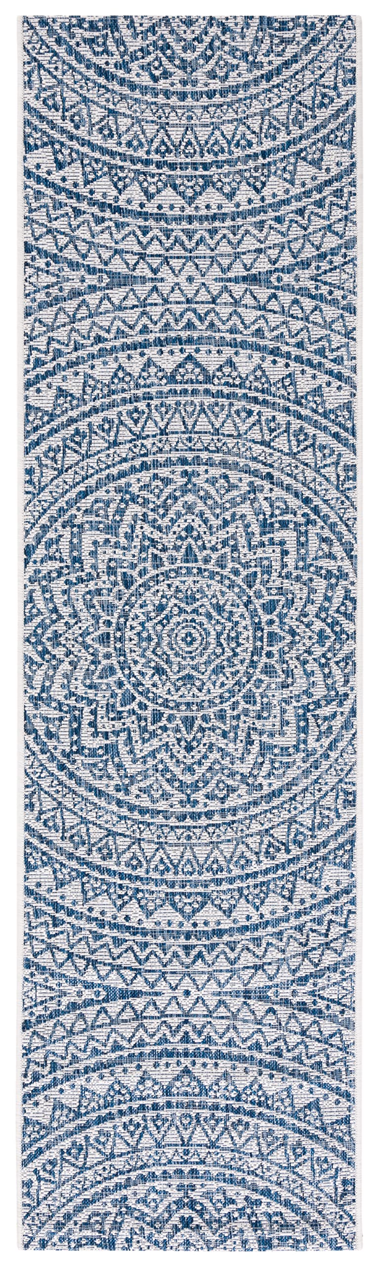 Safavieh Courtyard Collection 27.6' X 96' Light Grey/Fuchsia Cy8734 Indoor/ Outdoor Waterproof Easy Cleaning Patio Backyard Mudroom Runner Rug
