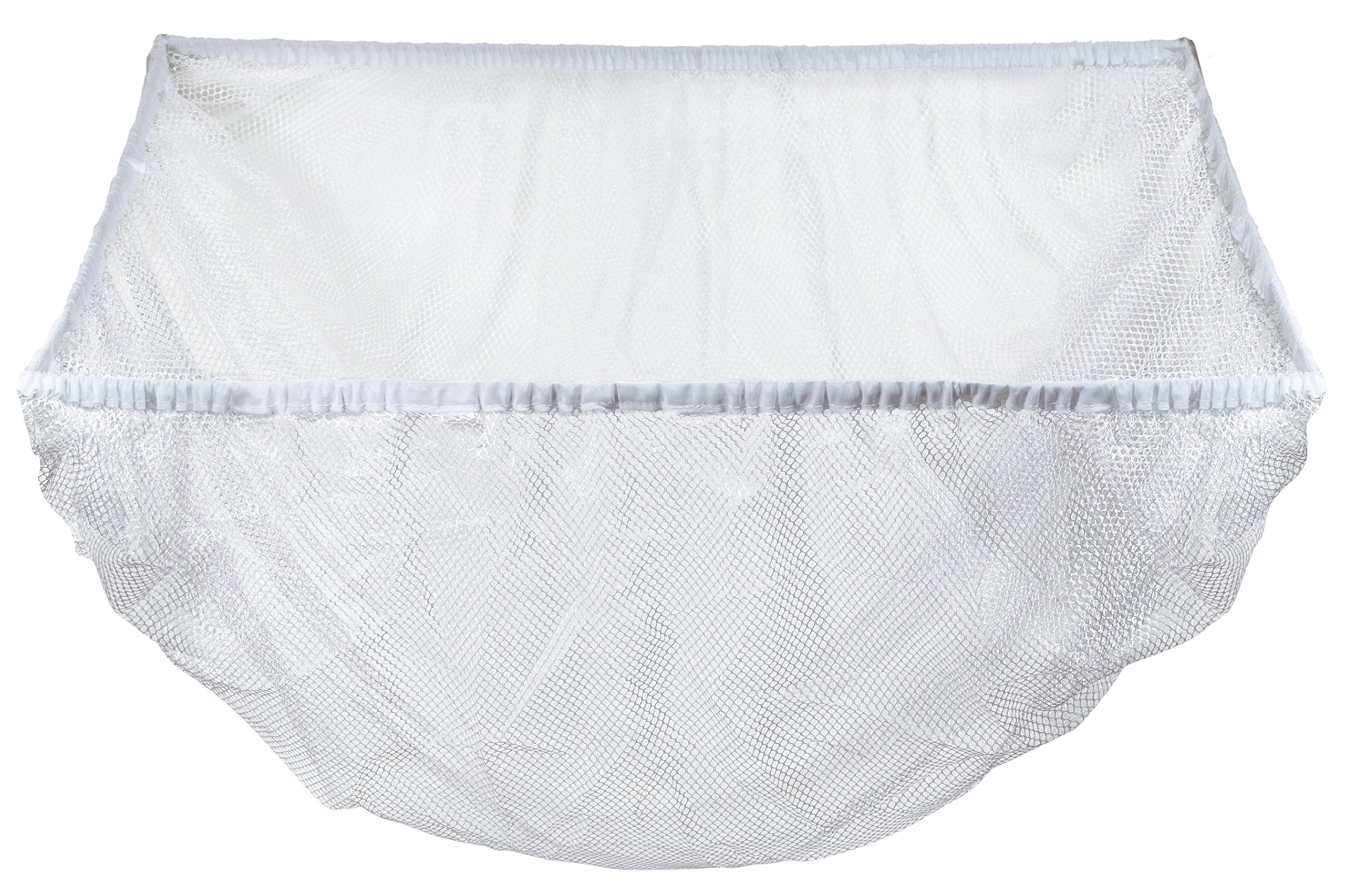 Handy Laundry Jumbo Toy Hammock, White, Organize Stuffed Animals & Children'S Toys With This Mesh Hammock, Great Decor, Neatly Organizing Kid'S Toys And Stuffed Animals, Expands To 5.5 Feet, (2-Pack)