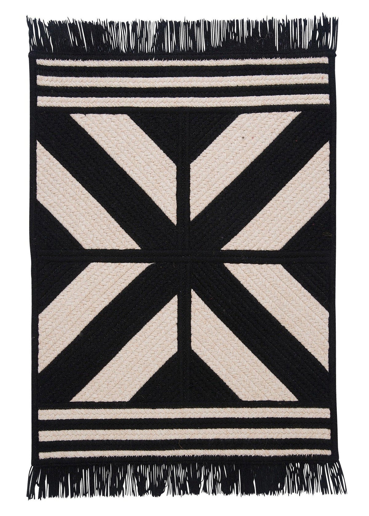 Sedona Samples Sample Swatch Rugs, 14 X 17&quot;, Black