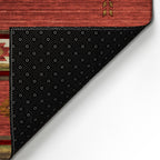 Addison Rugs Sonora Aso34 Red 2'3' X 7'6' Indoor Outdoor Runner Rug, Easy Clean, Machine Washable, Non Shedding, Bedroom, Livi