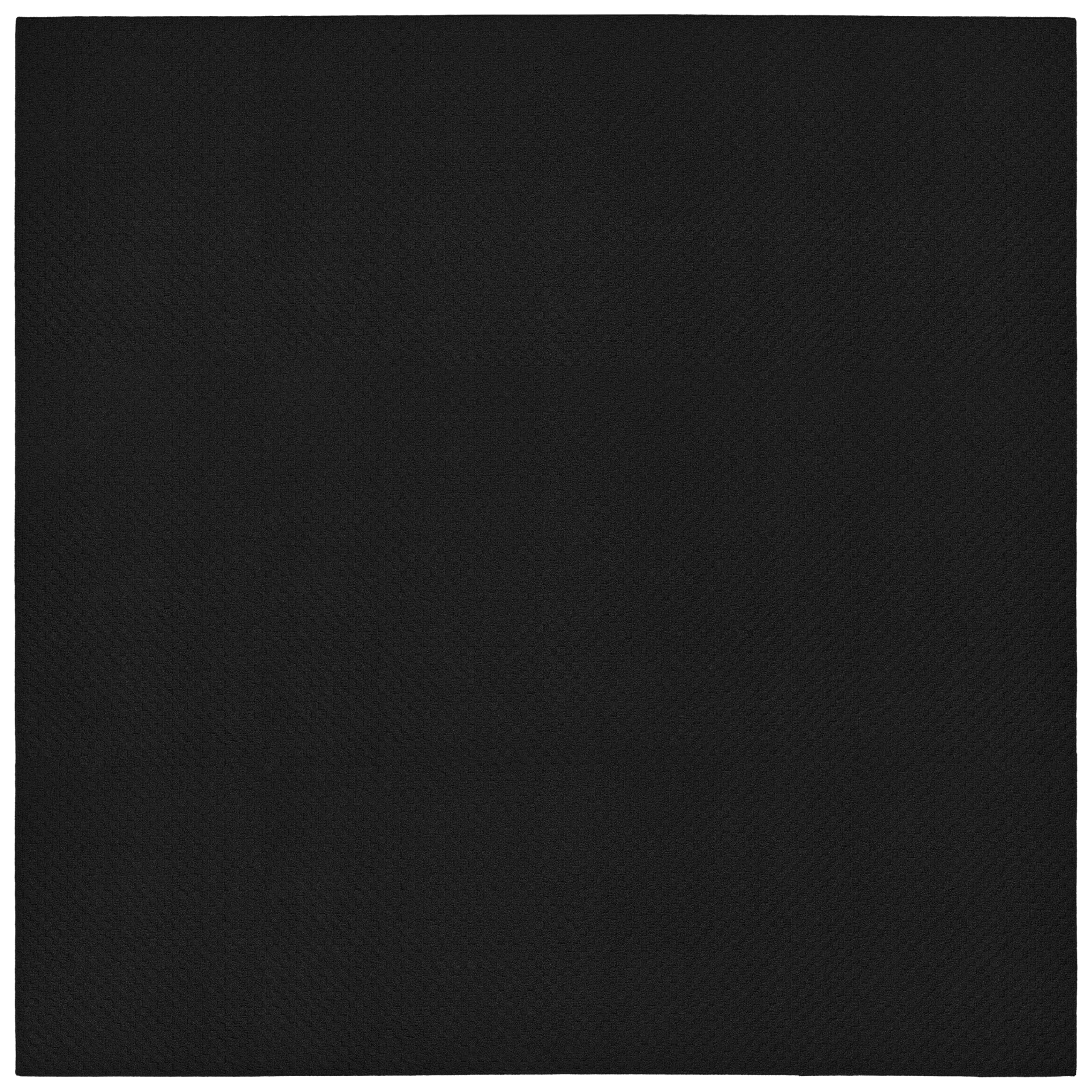 Garland Rug Town Square Black 12' x 12' Square Stain Resistant Indoor Area Rug