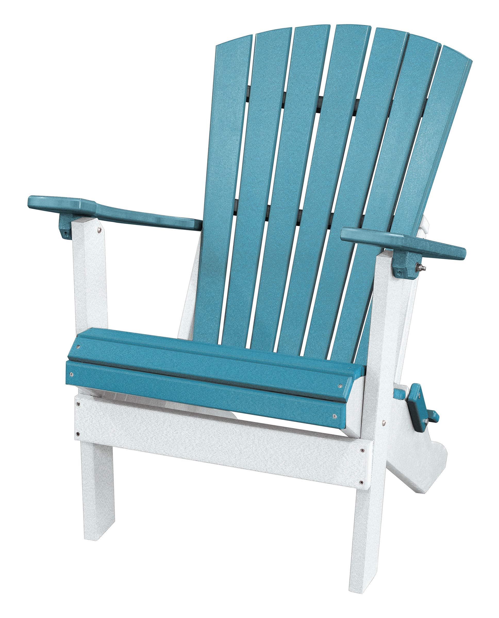 American Furniture Classics 519ARW Adirondack Chair, Aruba Blue and White