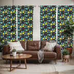 Ambesonne Window Curtains Pack Of 2, Science Themed Biology Chemistry And Physics Protons Neutrons, Lightweight Set With Rod Poc