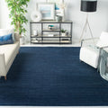 SAFAVIEH Vision Collection Area Rug - 10 x 14, Navy, Modern Ombre Tonal Chic Design, Non-Shedding & Easy Care, Ideal for High 