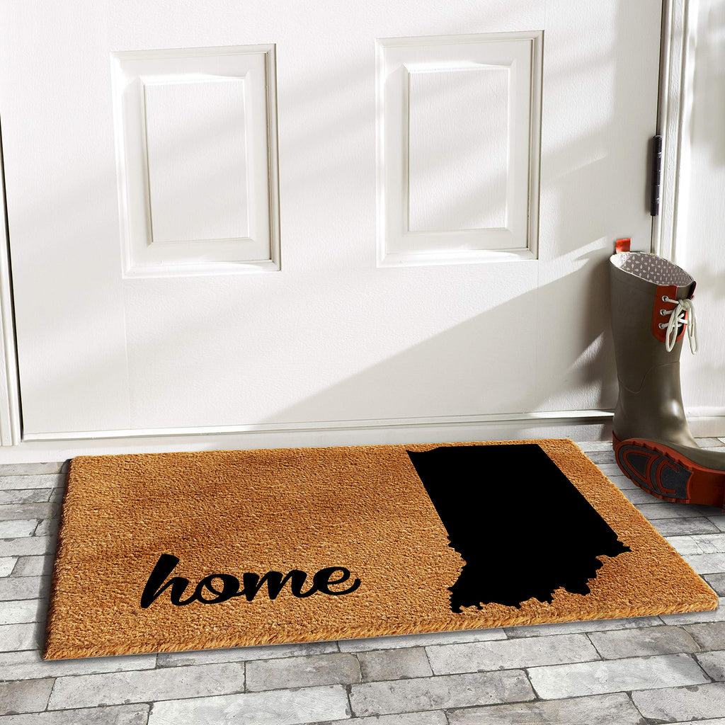 Calloway Mills 105221830 Indiana Doormat, 18' X 30', Natural/Black