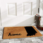 Calloway Mills 105221830 Indiana Doormat, 18' X 30', Natural/Black
