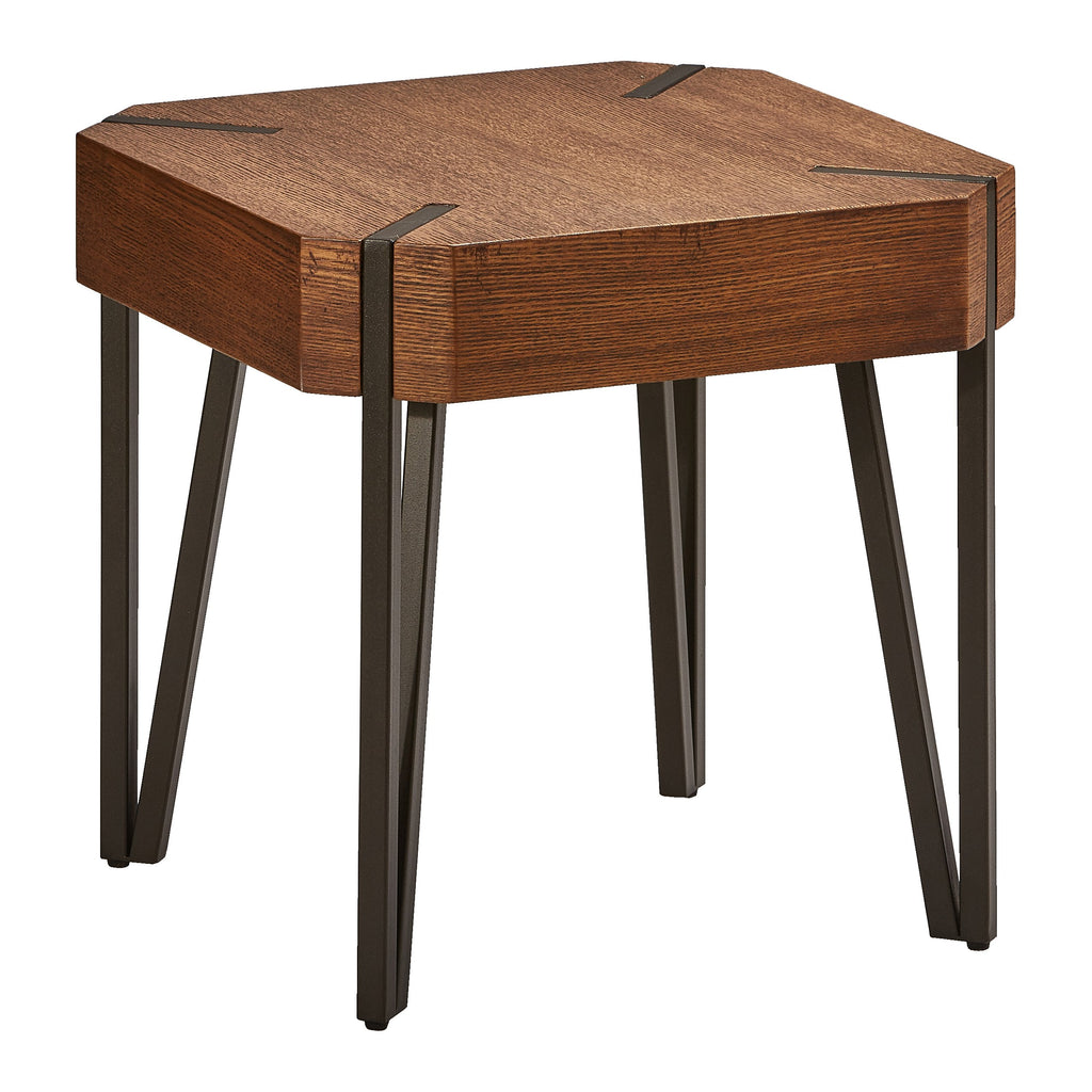 International Caravan Wood End Table