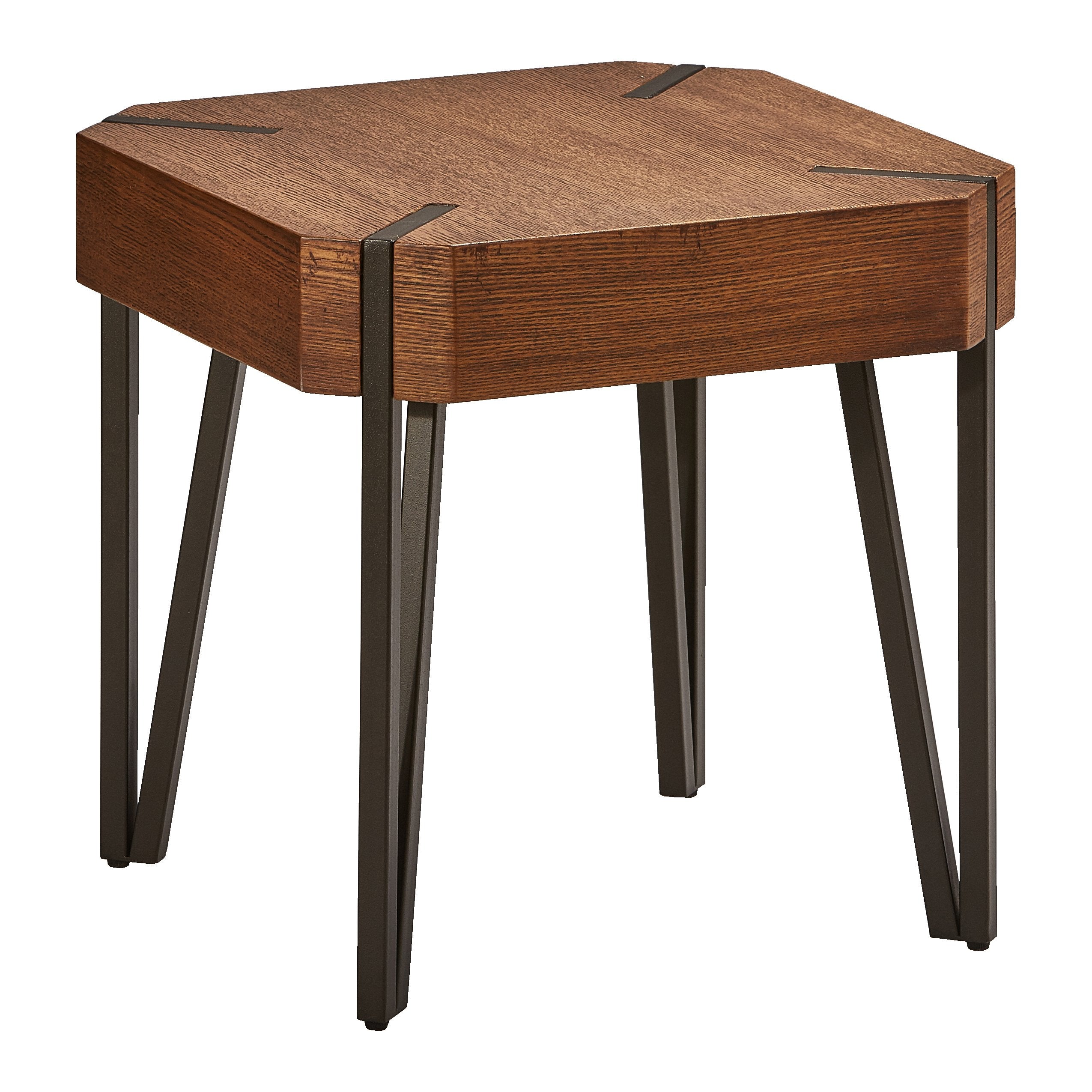International Caravan Wood End Table