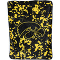 College Covers Everything Comfy Iowa Hawkeyes Soft And Warm Huge Raschel Throw Blanket, 86' X 63'