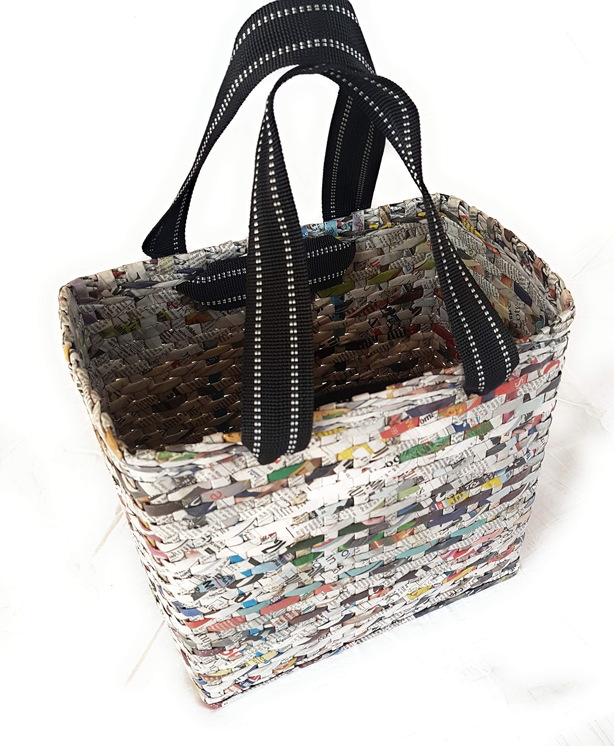 Paperus Sonas Creation, Large Lunch Bag For Office, Tiffin Basket, Picnic Basket, Natural, EcoFriendly, Handmade, Of Paper Rope