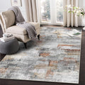 vivorug Washable Rug, Ultra Soft Area Rug 8x10, Non Slip Abstract Rug Foldable, Stain Resistant Rugs for Living Room Bedroom, Mo
