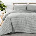 Hombys Oversized King Boho Comforter Set 128X120, Grey Black Tufted Jacquard Geometry Bedding Comforter For King Bed, Shabby Chi