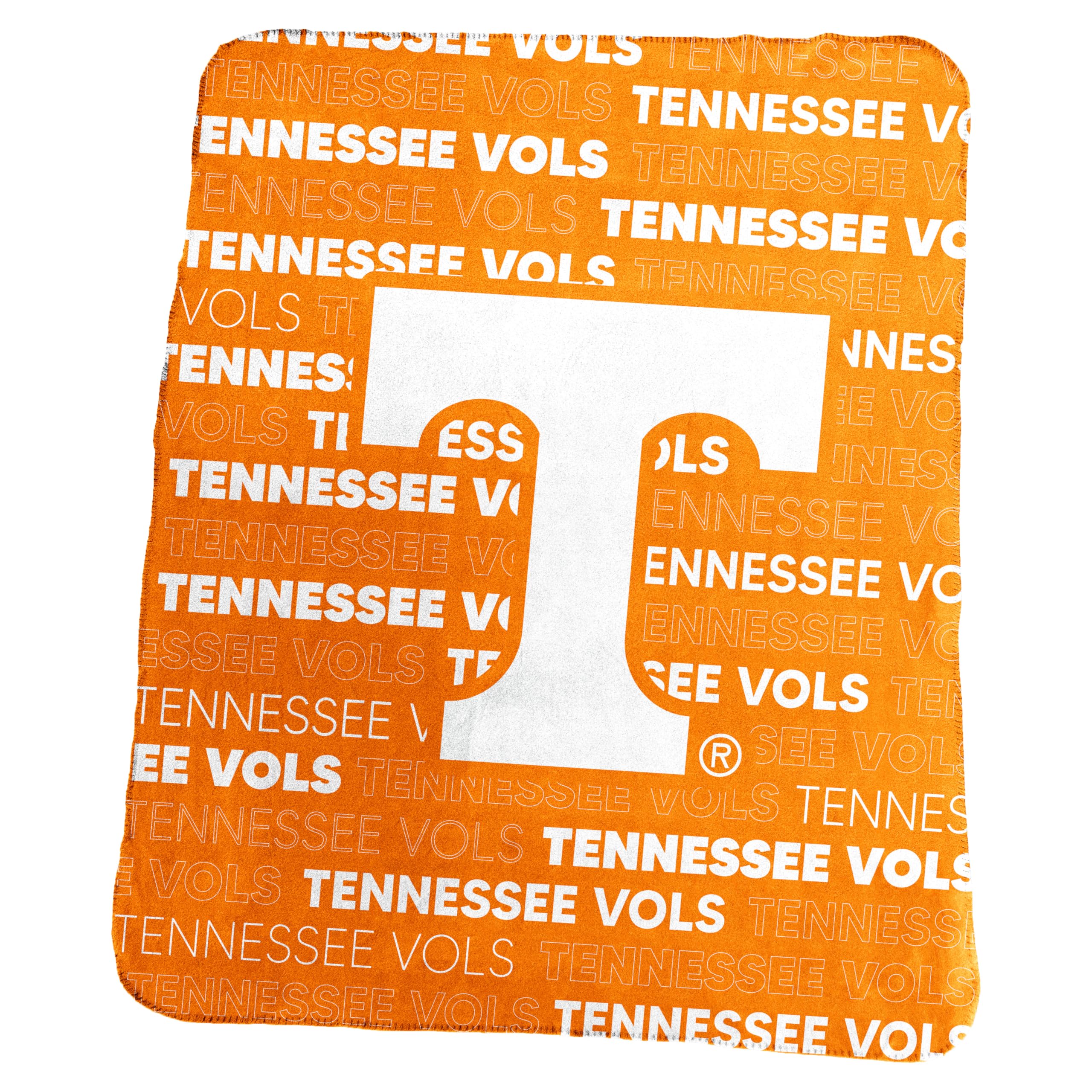 Logo Brands NCAA Tennessee Volunteers Classic Throw Fleece Blanket -50    x 60    Ultra-Soft Game Day Blanket with Bold Team Col
