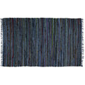 Sturbridge Country Rag Rug in Denim 24 x 36