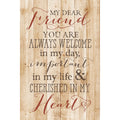 DEXSA My Dear FriendNew Horizons Wood Plaque with Easel | Made in the USA