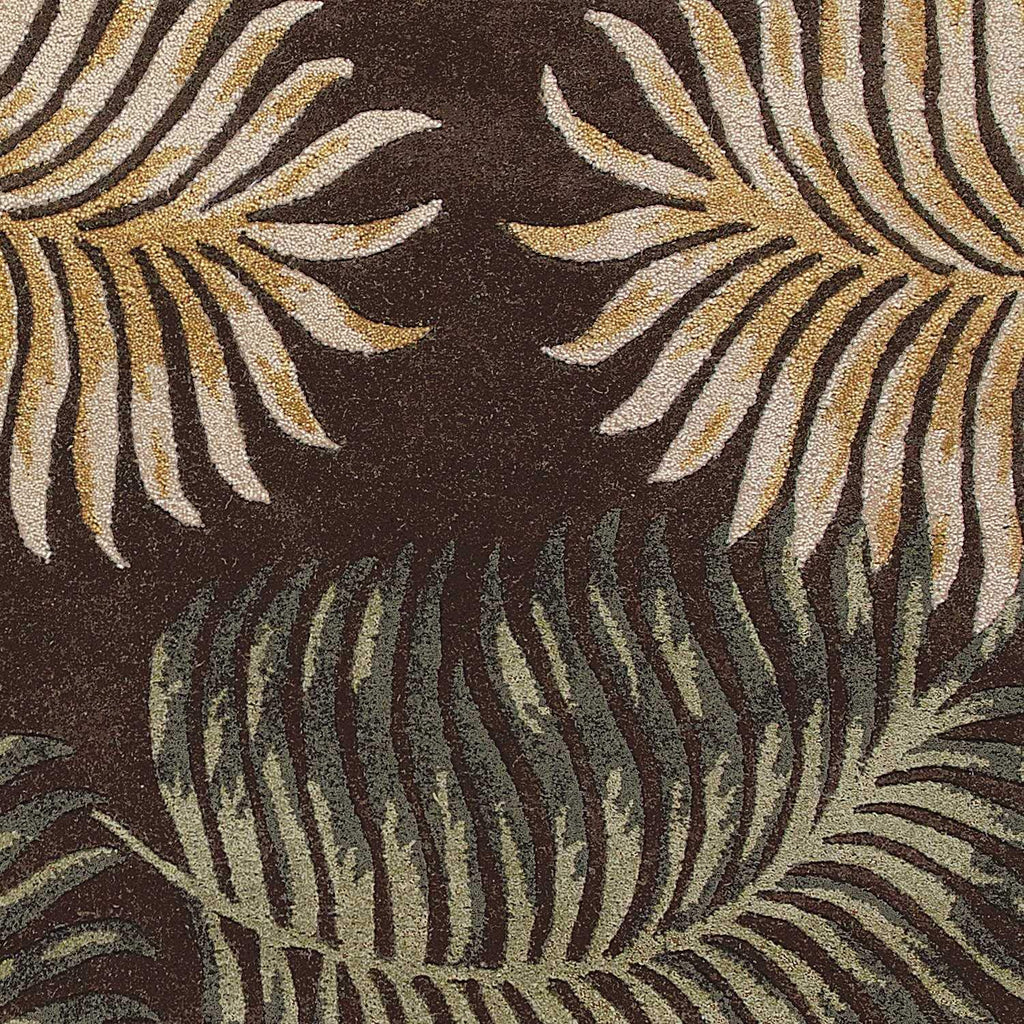 HomeRoots Decor 30' X 50' Wool Espresso Area Rug