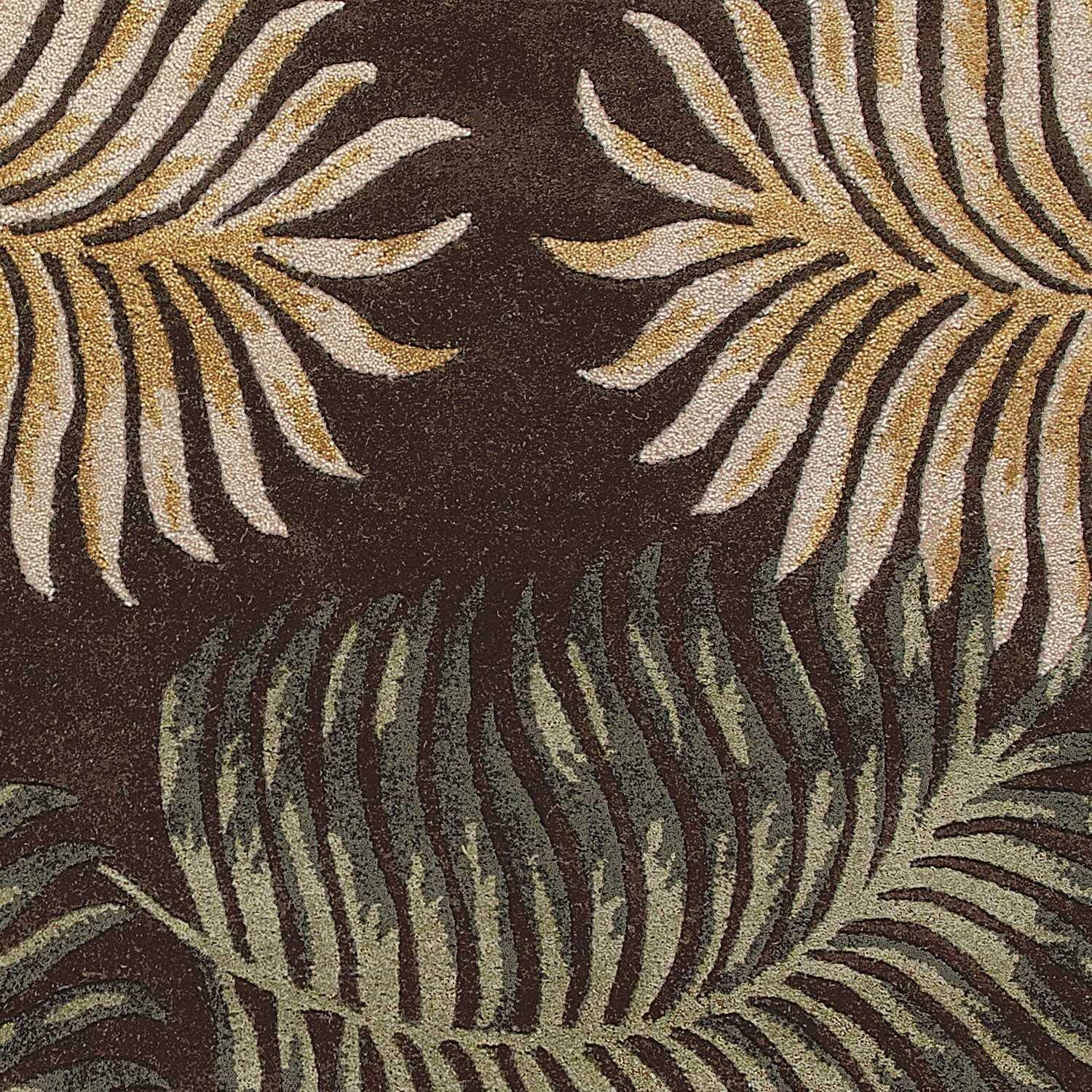 HomeRoots Decor 30' X 50' Wool Espresso Area Rug