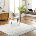 Livabliss Chester Boho Moroccan Area Rug,10' Square,Grey