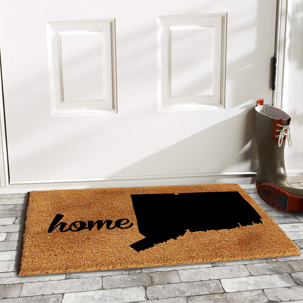 Calloway Mills 105181830 Connecticut Doormat, 18' X 30', Natural/Black