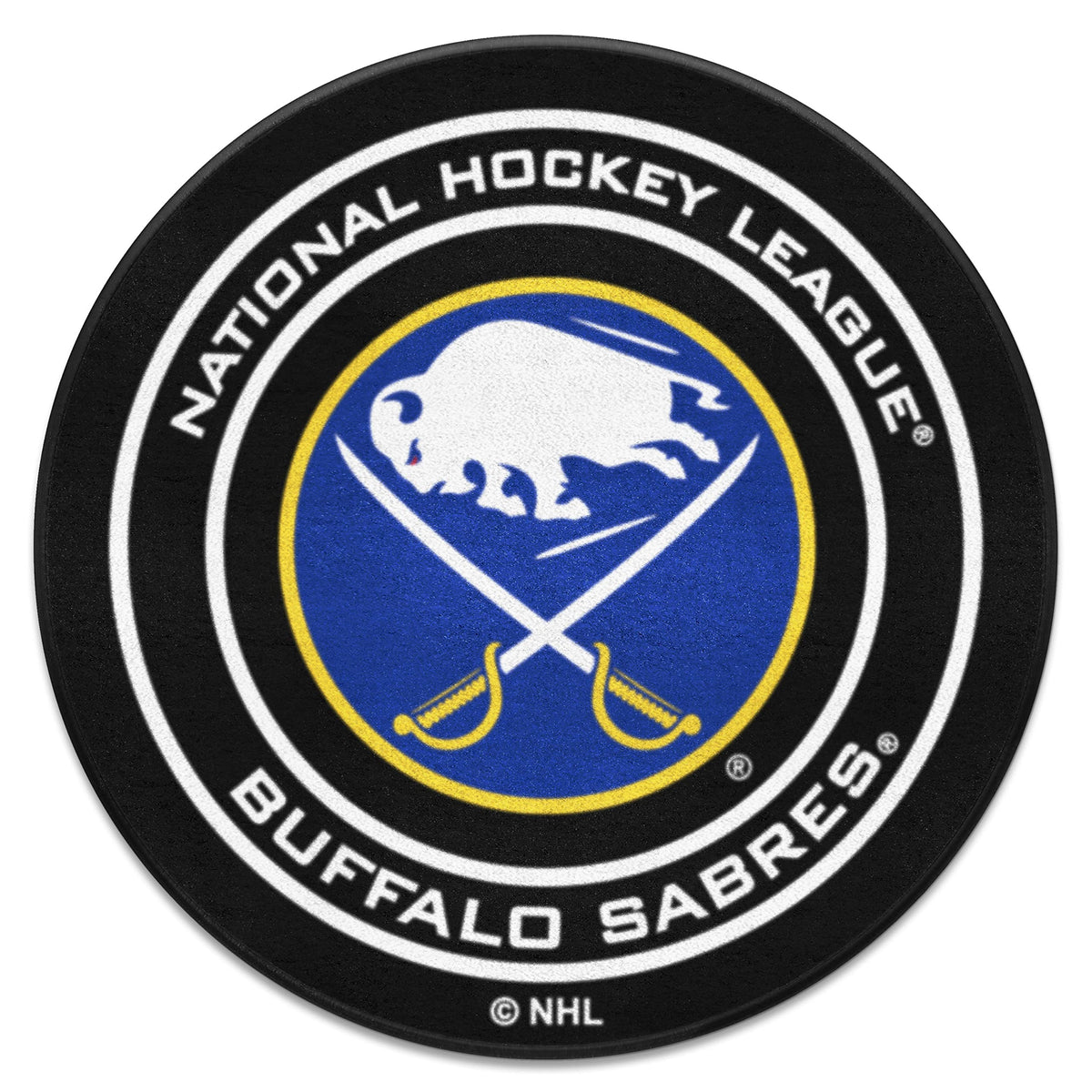 Fanmats Sports Team Logo Nhl  Buffalo Sabres Puck Mat